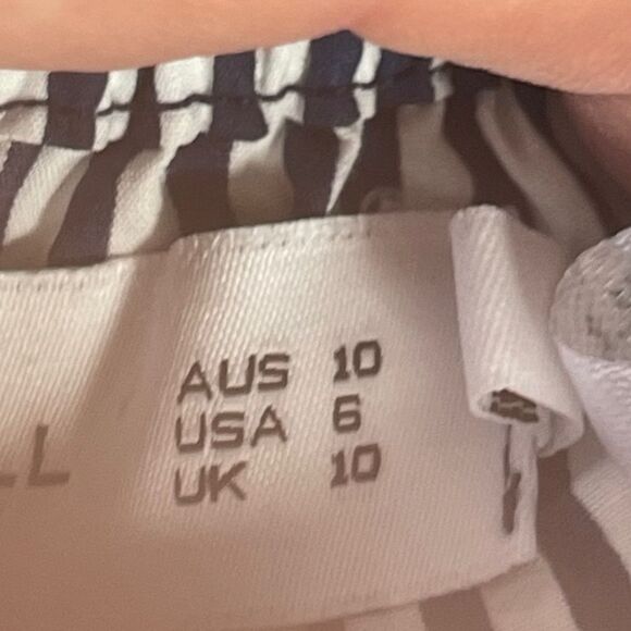 Faithfull The Brand Dona Striped Strapless Playsuit Romper NO SASH BELT … - Picture 5 of 5